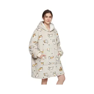 Jaxy - Hoodie Deken - Snuggle Hoodie - Fleece Deken Met Mouwen - Snuggle - Cuddle Hoodie - 1450 Gram - Kat