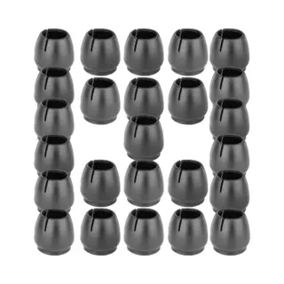 Roegaarden Stoelpoot Beschermers – Stoelpootdoppen – 12-16mm – 24 Stuks – Zwart