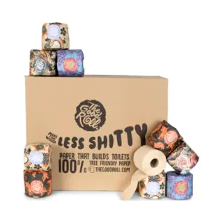 The Good Roll - Duurzaam Toiletpapier - The Panda Edition - Wcpapier - 24 Rollen - 2 Laags