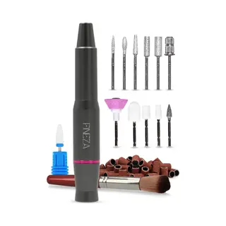 Fineza Elektrische Nagelfrees Set Met Bitjes – Manicure & Pedicureapparaat – Nagelvijl - Antraciet