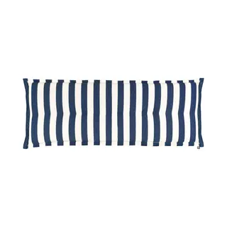 Kopu® Mila Navy Blue 150 Cm - Hoogwaardig Bankkussen - Gestreept