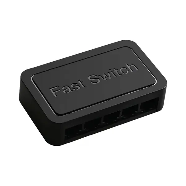 Drivv. Netzwerk-Switch - Bis Zu 1000Mbps - 5 Ports - Internet-Switch - RJ45-Splitter - Schwarz thumbnail