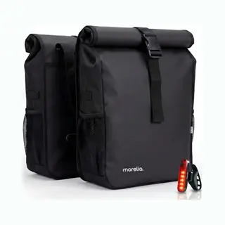Morelia® Fietstas - Incl Laptoptas - Fietstassen - Fietstassen Electrische Fietsen - Fietstassen Enkel - 30 Liter - 100% Waterdicht - Tarpaulin