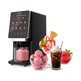 BluMill Ijsmachine - 8-in-1 Ijsmachine - Ijsmaker Voor Roomijs, Gelato, Sorbet En Slushie - Vaatwasserbestendige Onderdelen - Touchscreen
