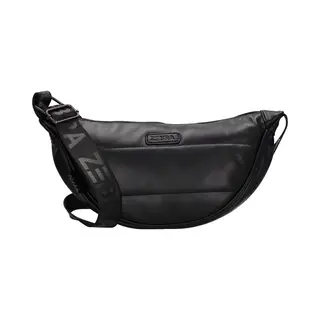 Zebra Trends Zebra Evie Crossbody Schoudertas - Trendy Banana Bag - Dames Tas - Zwart