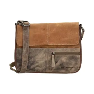 Hide & Stitches, Damen, Handtasche, Himalaya Schoudertas - Bruin - 100% Leer, Braun