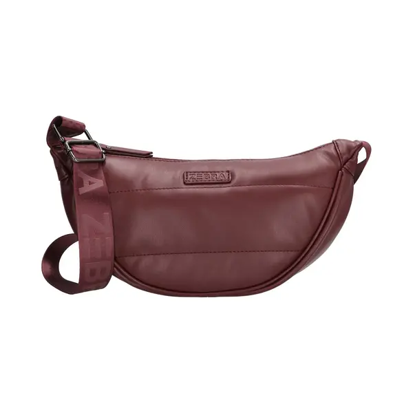 Zebra Trends Zebra Evie Crossbody Schoudertas - Trendy Banana Bag - Dames Tas - Bordeaux Rood thumbnail