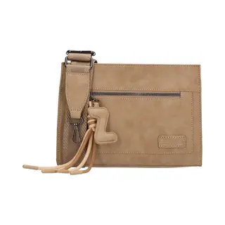 Zebra Trends Rosalyn Crossbodytas - Schoudertas - Dames - Bag Charm - Dames Tas - Zand