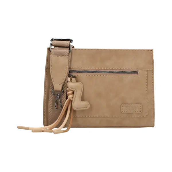 Zebra Trends Rosalyn Crossbodytas - Schoudertas - Dames - Bag Charm - Dames Tas - Zand thumbnail