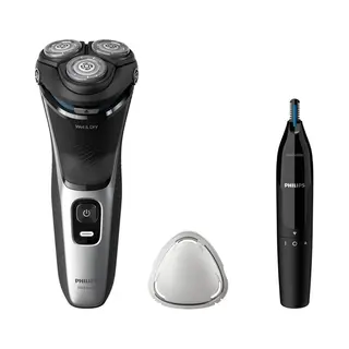 Philips Shaver 3000 Series S3143/02 Elektrischer Nass- und Trockenrasierer