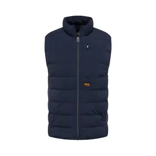 G-Starvoor Mannen. D24277-D518-C742 Foundation Liner Vest Marine (M), Casual, Polyester, Marineblauw