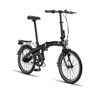 Pacto Five N7 Vouwfiets Zwart Shimano Nexus 7v Terugtraprem Plooifiets 20 Inch Aluminium Folding Bike