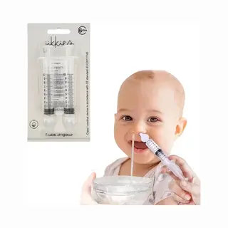 Jikkies Neusreiniger Baby - Neusreiniger - Neusdouche - Neusspuit - Verlichten Bij Hooikoorts - Bpa Vrij - Ce Gekeurd - Veilig Getest - 2 Stuks