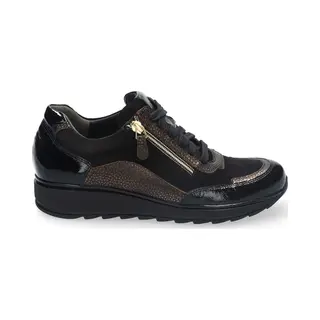 Durea 6263 Sneaker Zwart/Brons H