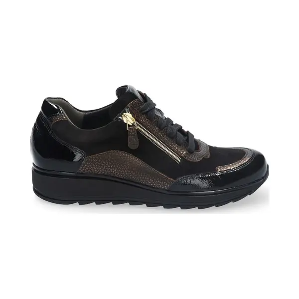 Durea 6263 Sneaker Zwart/Brons H thumbnail