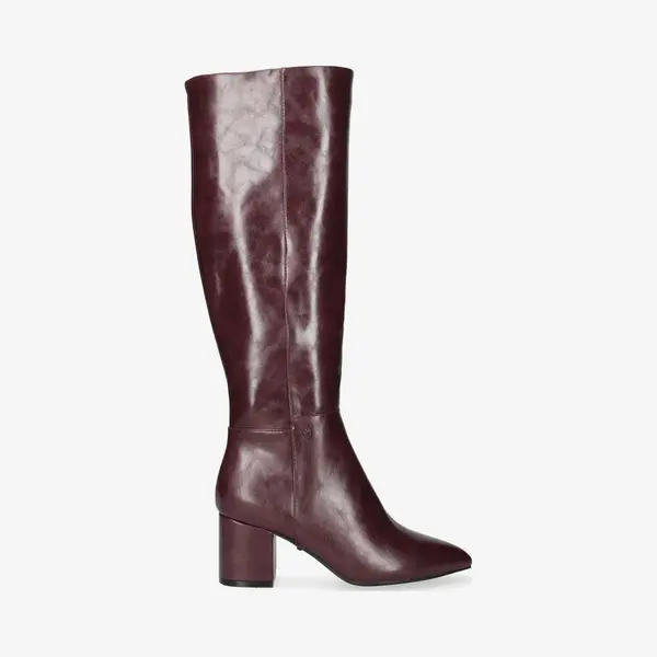 Mexx Heeled High Boot Pluck Mila Burgundy Red Dames - Maat 37 thumbnail