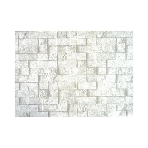 Decoratie Plakfolie - 2x - Beige/grijs Steen Patroon - 45 Cm X 2 M - Zelfklevend thumbnail