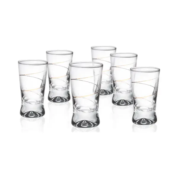Glasmark Shotglaasjes - 12x - Gold Collection - 25 Ml - Glas - Borrelglazen thumbnail