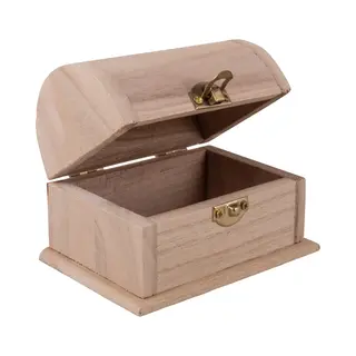 Rayher hobby materialen Rayher Hobby Kistje/box - Hout - Met Sluiting En Deksel - 10 X 6 X 6 Cm - Opbergen