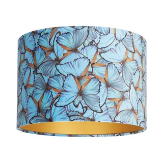 Uniqq Lampenkap Velours Vlinder Ø 35 Cm - 20 Cm Hoog