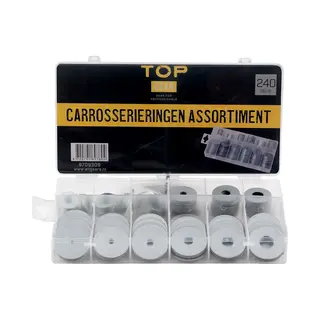 Carrosserieringen Assortimentsdoos 240-delig - Topgear