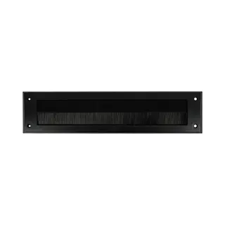 Benson Brievenbusborstel - Zwart - Kunststof - 340 X 79 X 7 Mm - Tochtwering/tochtafsluiter