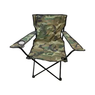 Benson Inklapbare Camping Stoelen - Camouflage - Lichtgewicht - Max 100 Kg