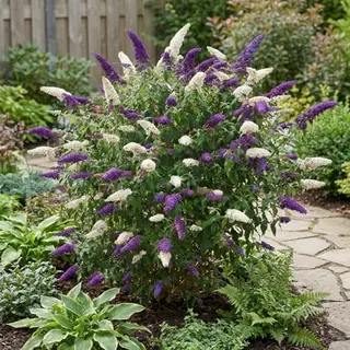 Bloomique - Buddleja Davidii Duo Purple White - Vlinderstruik - Tuinplanten - Winterhard - 30-40 Cm Hoog - Pot 17 Cm