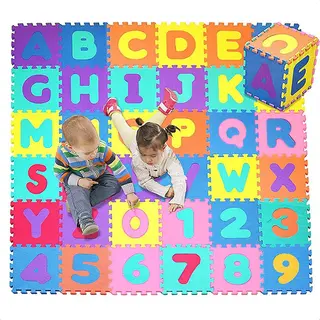 Gofun Speelmat Baby Xl - 180x180cm Foam Speelkleed - Educatief & Opvouwbaar
