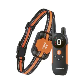 Vulpes Goods® Anti Blafband Pro Met Afstandsbediening - Anti Blaf Apparaat - 3-in-1 Trainingshalsband - Zonder Schok - Opvoedingshalsband Voor Kleine