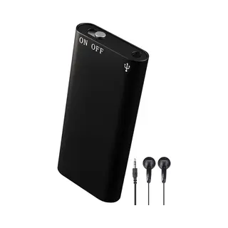 Nuvance - Afluisterapparatuur - 16 Gb - Mini Afluisterapparaat - Voice Recorder Digitaal - Spy Recorder - Dictafoon - Afluisteren Opnemen