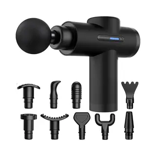 Squago Massage Gun Professioneel - 32 Standen - 10 Opzetstukken - Compact Massage Apparaat - Massage Pistool - Massagegun