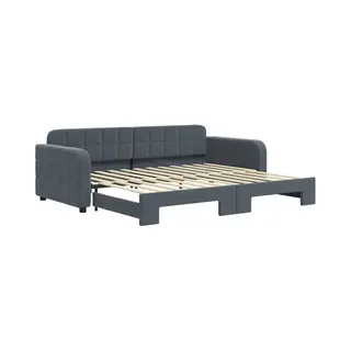 VidaXL 3196930 bank Slaapbank Grijs