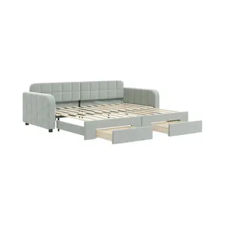 VidaXL 3196977 bank Slaapbank Grijs