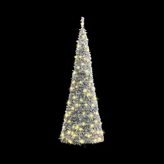 VidaXL Kunstkerstboom Pop-up Met Sneeuw 100 Led's 150 Cm