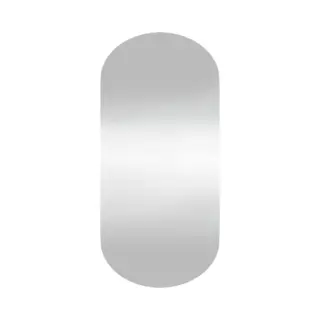 Wall Mirror 45x100 Cm Glass Oval Vidaxl