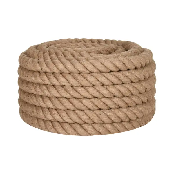 VidaXL Touw 10 M Lang 50 Mm Dik Jute thumbnail
