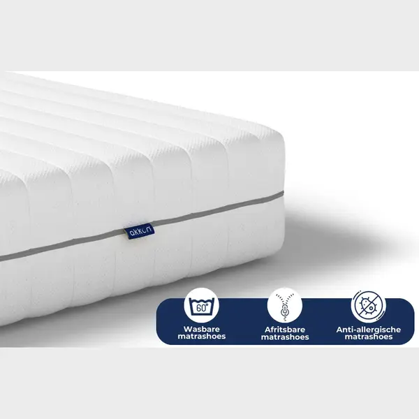 Akkon® Koudschuim Matras 160x210 - 20 Cm Dik | Budget Matras - Premium Tijk thumbnail