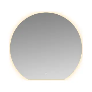 Wiesbaden Tramonto Spiegel Rond Met Led, Dimbaar En Spiegelverwarming 120 X 112 X 0, 3 Cm