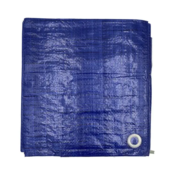 Dula Afdekzeil - 2 X 3 Meter - Afdekfolie - Blauw - Waterdicht Dekzeil - Grondzeil thumbnail