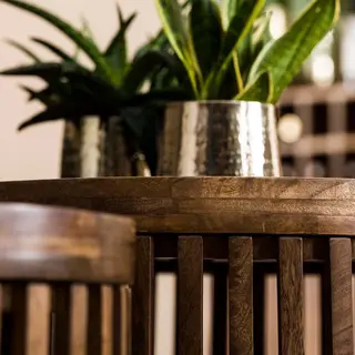 Fraaai - Odila Salontafel Mangohout Set Van 2