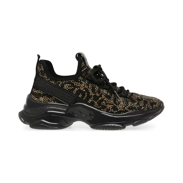 Steve Madden Sneakers Laag 'Maxilla-S' Goud / Zilvergrijs / Zwart thumbnail