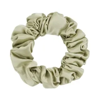 Dore & Rose - Scrunchies - Haar Accessoires - Haar Elastiek - 100% Zijden - Olijfgroen