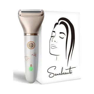 Sansbeauté Ladyshave - Scheerapparaat Vrouw - Draadloos Waterproof - Inclusief E-book (1 Stuk)