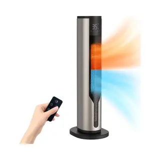 HeatSense® Elektrische Kachel En Ventilator - 2-in-1 Heater - 2000W Ventilatorkachel - Verstelbare Temperatuur - Electrische Keramische Kachel Met