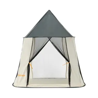 Deryan Luxe Speeltent Voor Kinderen - Met Bodem - Cream