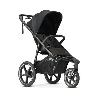 Deryan Bolt - Hardloop Kinderwagen - Muggennet En Luchtpomp - Zwart