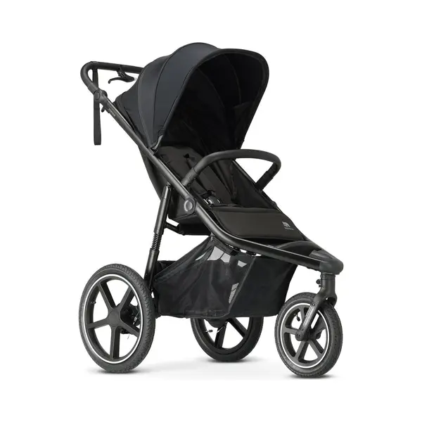 Deryan Bolt - Hardloop Kinderwagen - Muggennet En Luchtpomp - Zwart thumbnail