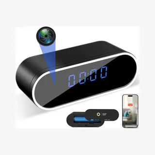 Bp® Spy Camera Klok - Verborgen Camera - Full Hd 1080P - Nachtzicht - Bewegingsdetectie - Inclusief 32 Gb Sd Kaart