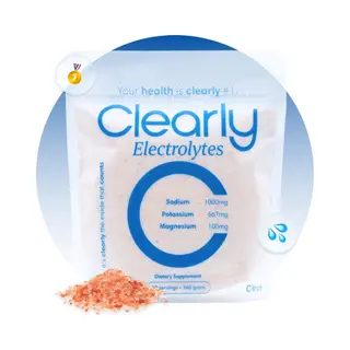 Clearly Electrolytes Geen Smaak - Elektrolyten Poeder – 60 Porties Zonder Suiker – Sportdrank & Keto Hydratatie - Natrium 1000mg, Kalium 667mg,